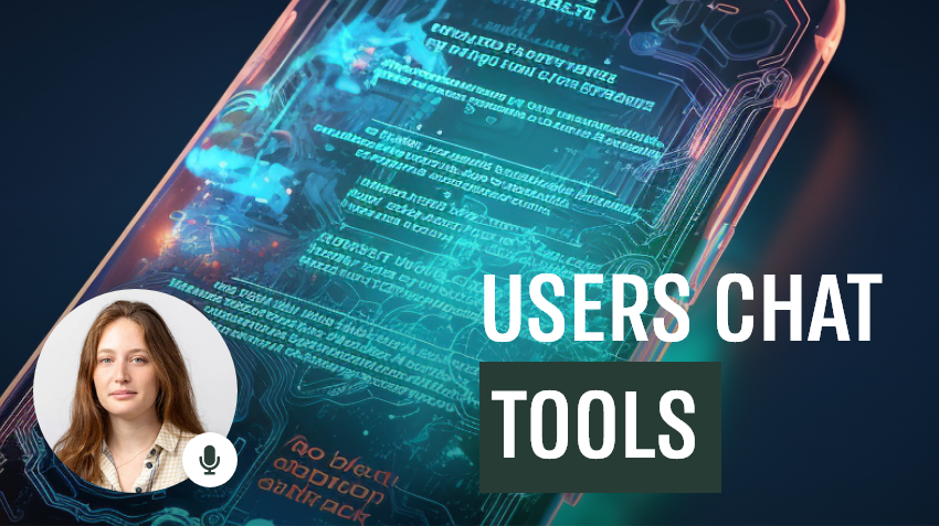 מה הכלים הקיימים בשיחה עם משתמשים?