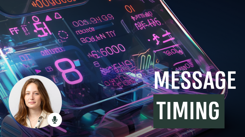 כיצד ניתן לתזמן הודעה?