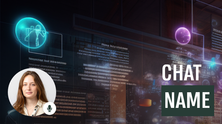 כיצד ניתן לשנות את השם של הצ'אט?